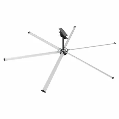 Przemysłowy, duży, bezpłatny wentylator sufitowy HVLS